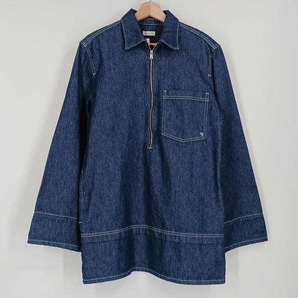 Anthropologie Dresses & Skirts - Pilcro Denim Mini Shift Dress